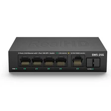 5 Port 2.5GB Ethernet Switch Unmanaged Network Switch | 5 x 2.5 Gigabit | 1 x...