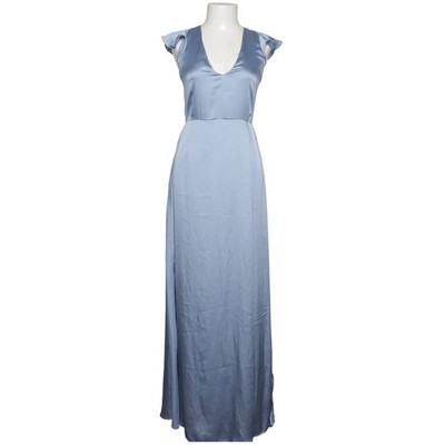 H&M, Wickelkleid, Größe: 34, Blau, Satin, Damen #cox
