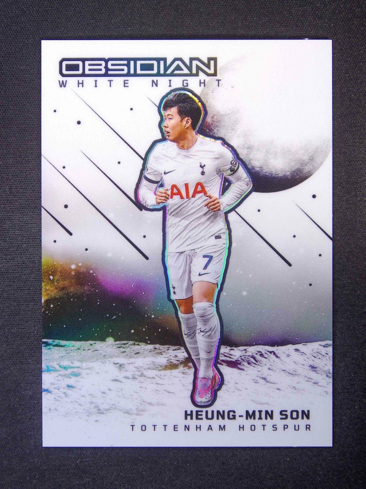 2023-24 Panini Obsidian Heung-Min Son #10 White Night Case Hit SSP