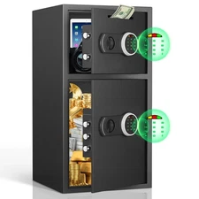 6.0 Cub Large Home Safes with Water and Fireproof,  Digtal Safe for Home Use