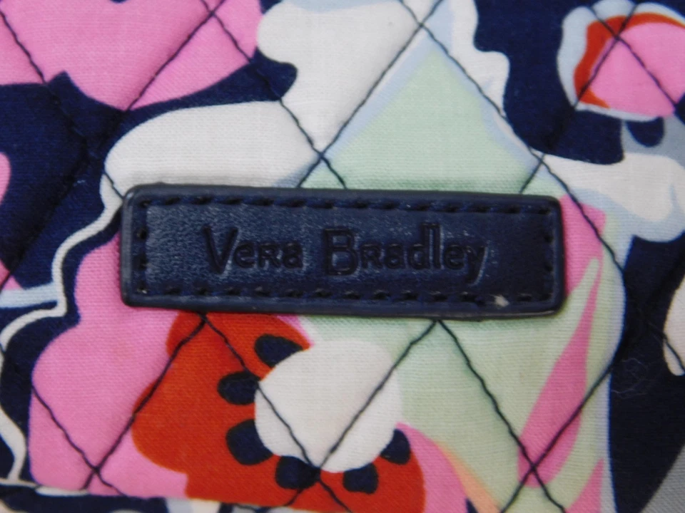 Vera Bradley Acolchado Floral Bolso para Laptop Estuche Bandolera Correa para el Hombro Acolchado Foto 2 de 4