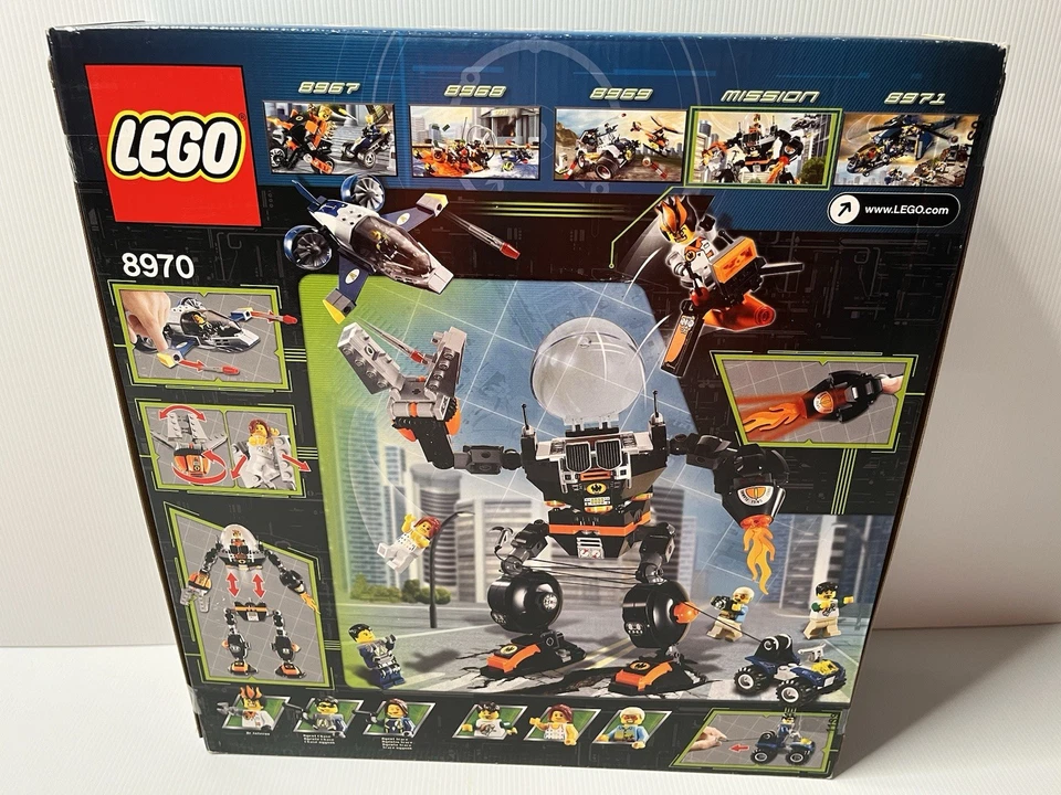 LEGO Agents Robo Attack 8970 (New Sealed) - Image 2 of 4