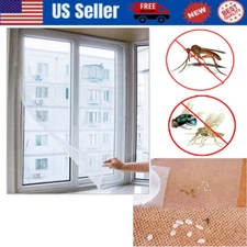 Insect Mesh Window Curtain Wasp Mosquito Bug Netting Cover Kit Fly Screen Net AU