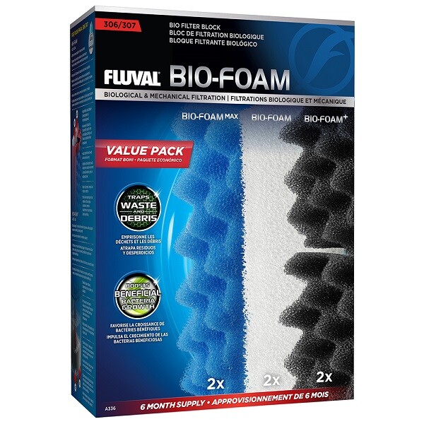 Fluval Bio Foam Media Filtrante Esterno - Filtro Acquario Pesci Serbatoio Confezione Valore foto 4