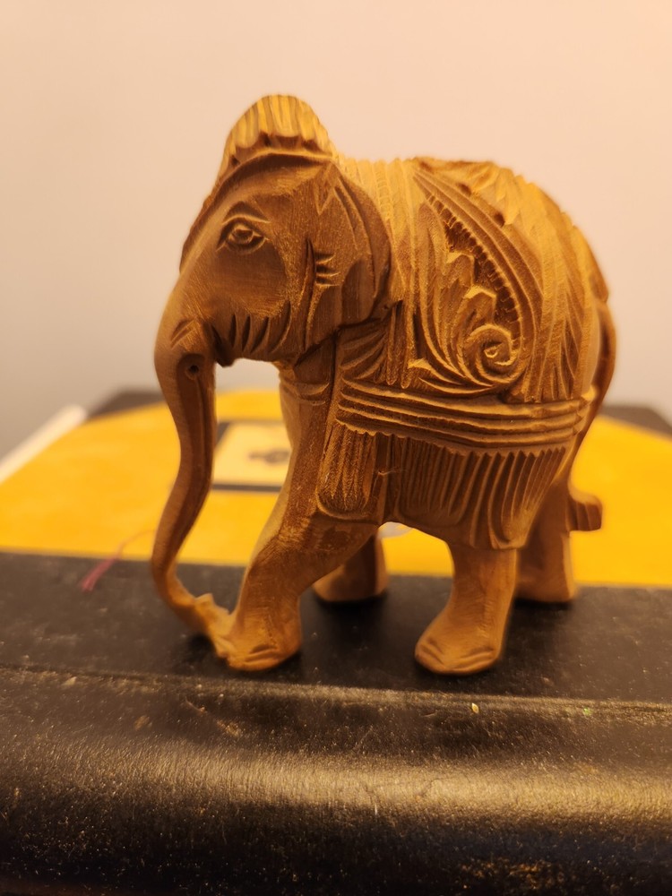 Wooden Hand Carved Elephant 3