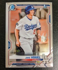 2021 Bowman Chrome Jake Vogel 1st Bowman BCP-59 Los Angeles Dodgers Prospect