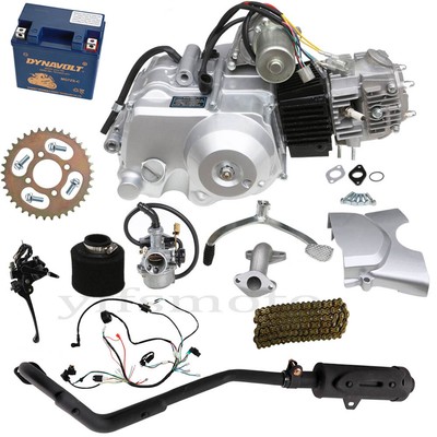 125cc Electric Start Engine Motor Kits w/Reverse for TRX90 Taotao ATV Golf Carts