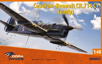 1/48 Dora Wings dw48047 Caudron -Renault CR.714C.1 (early)