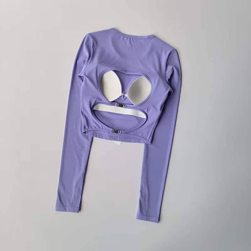 Maglietta A Maniche Lunghe Con Spalline Fisse E Scollo A V - Immagine 4 di 4