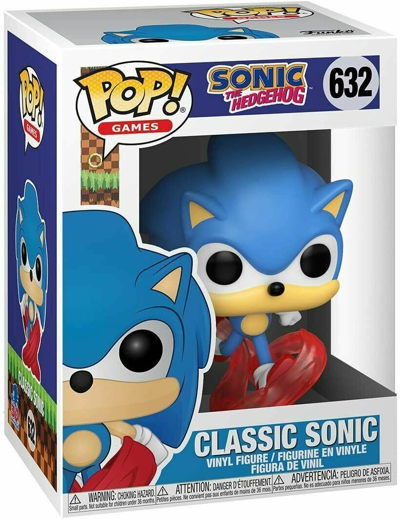 Figurine Pop Classic Sonic (Sonic The Hedgehog) #632 pas cher