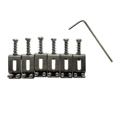 Titanium Alloy Guitar Vintage Tremolo Bridge Saddles Bent Saddles Fits ST