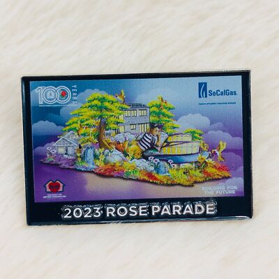2023 Rose Parade SoCalGas BIASC Building for the Future Float Souvenir Pin