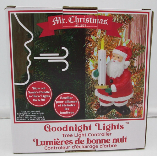 Mr. Christmas Goodnight Lights Tree Light Controller Blow Santa's Candle D3 - Picture 4 of 5
