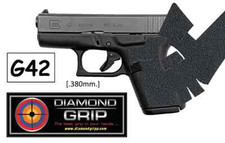 NEW Diamondgripp for Glock 42 Silicone-Rubber Grip Tape FAST SHIP