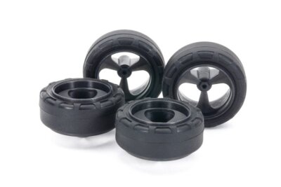 2 Tamiya 15541 Mini 4WD Small Diameter Low-Friction Narrow Tires w