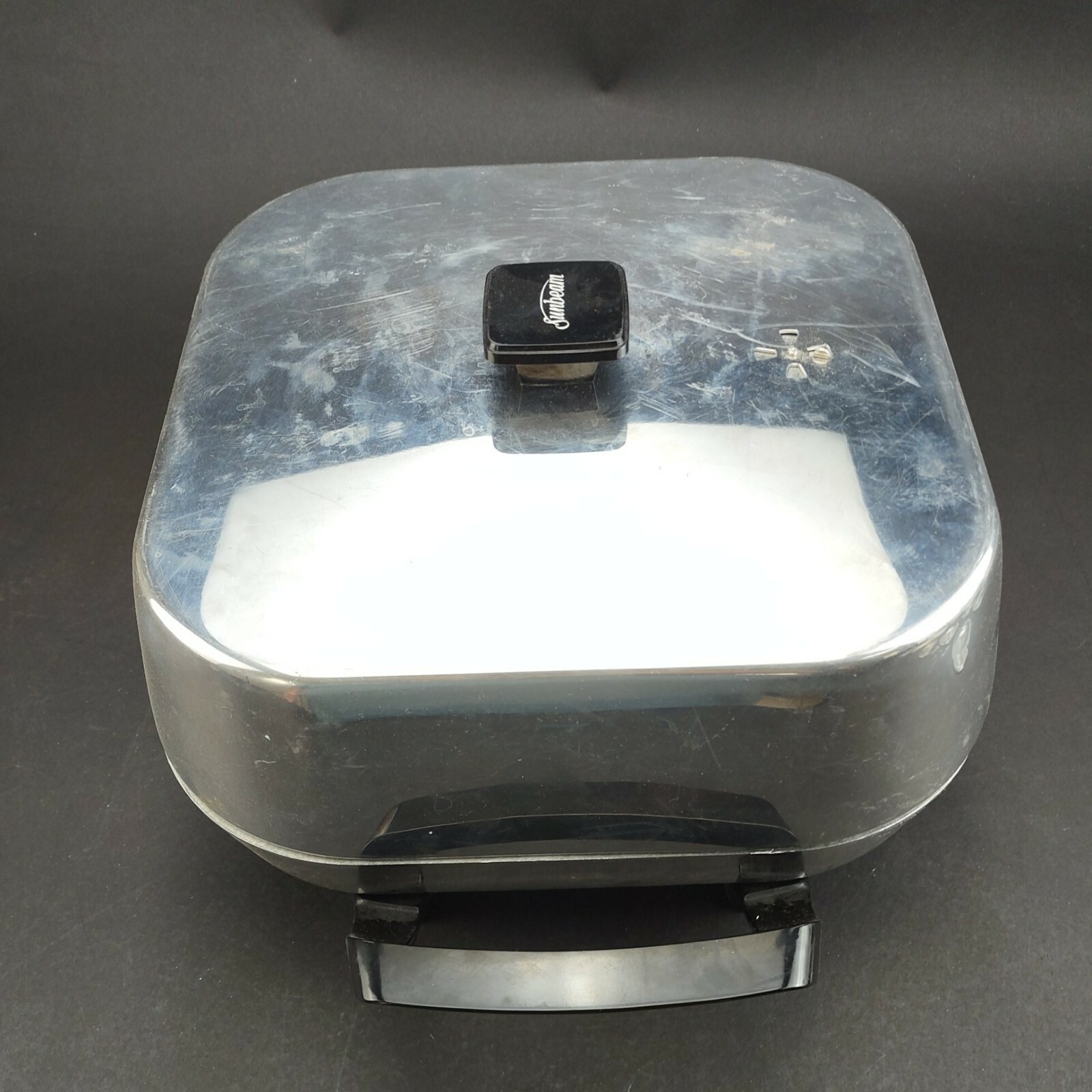 Sunbeam Electric Skillet High Dome Lid Aluminum 721C 425A USA Vntg No Cord Used eBay