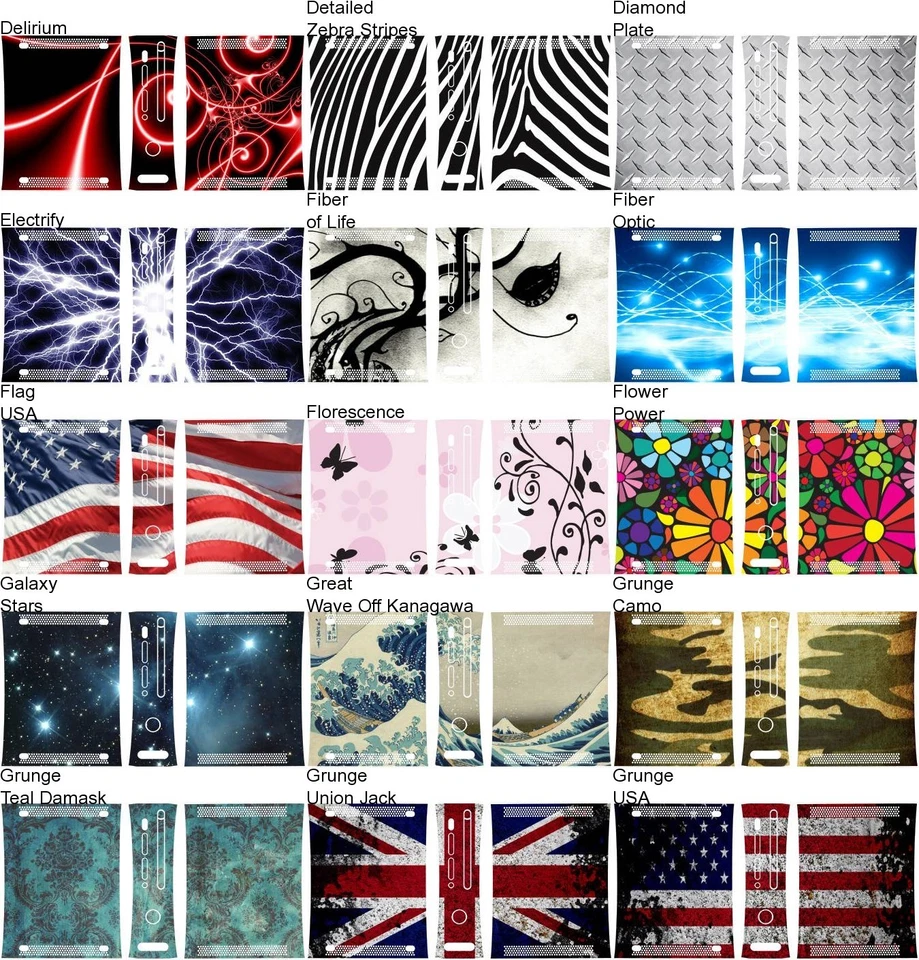 Elige cualquier 1 calcomanía de vinilo/diseño de piel para consola Xbox 360 de primera generación - Envío gratuito Foto 2 de 4