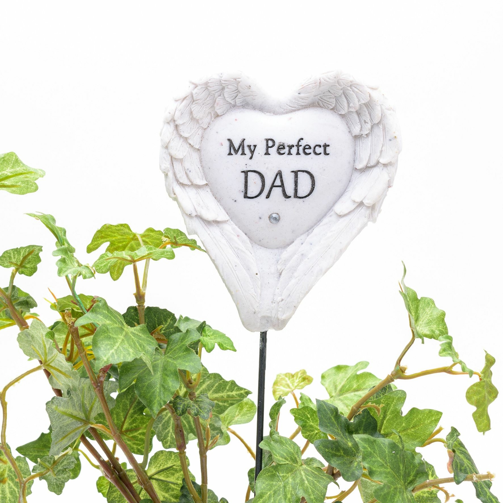 Perfect Dad Angel Wings Memorial Stake Graveside Plaque Remembrance Tribute Gift