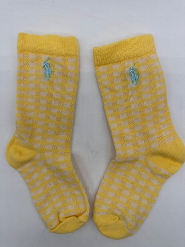 NEW NO TAG ONE PAIR POLO RALPH LAUREN YOUTH UNISEX SIZE 10.5C-3Y - Picture 2 of 9