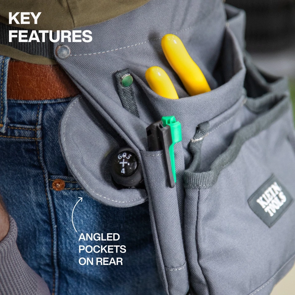 Klein Tools 21024 8-Pocket Tool Apron - Image 3 of 4