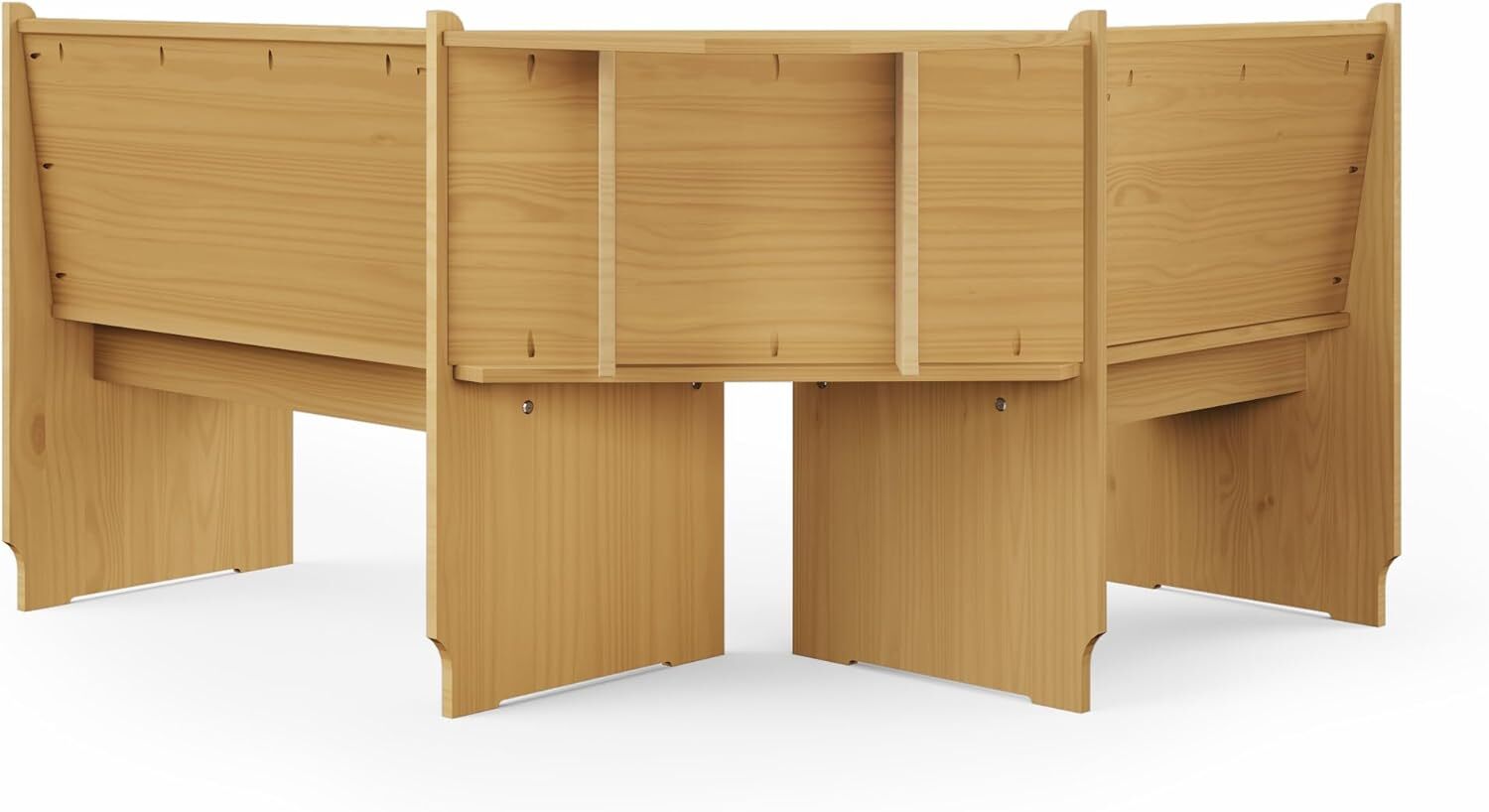 Tone Natural Solid Wood Corner Dining Set, Reversible Breakfast Nook eBay