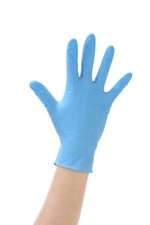 100 Gloves- Disposable Blue Nitrile Examination Gloves – All Sizes -Powder Free