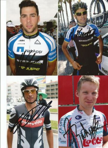 cyclisme  autograph MENDES SCHWARZMANN DENIFL BAKELANDT  photo 10X15 signe  TDF  - Photo 1/1
