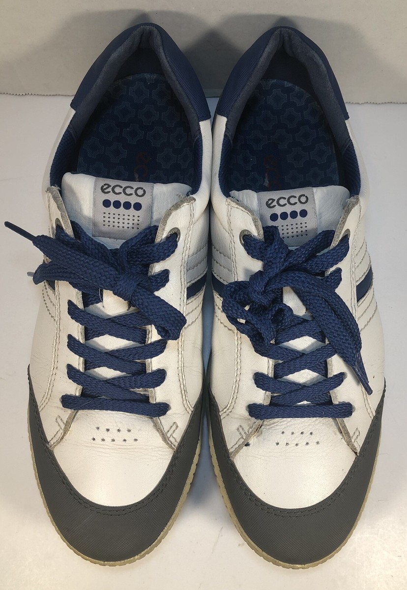 ECCO Men's Size 42 US 8-9 Hydromax Spikeless Leather Golf Shoes