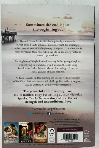 Two by Two: A beautiful story that will capture your heart by Nicholas Sparks - Picture 2 of 2