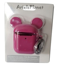 Disney Parks Mickey Mouse Pink Headphone Case for AirPods Wireless Headphones