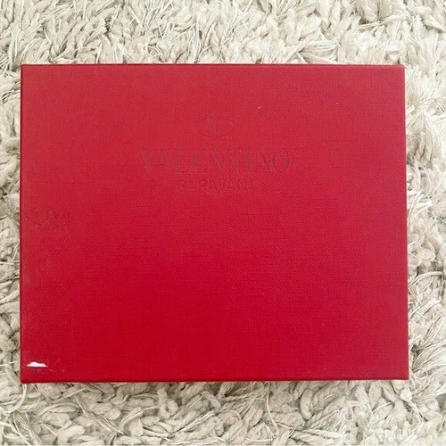 Valentino Garavani Rockstud Grainy Calfskin Cardholder with Zipper NWT Blue - Picture 4 of 12