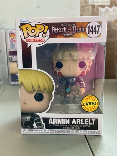FUNKO POP! ANIMATION ARMIN ARLELT 1447 LIMITED EDITION CHASE !SEE PHOTOS!