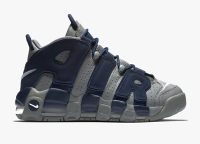 Nike Air More Uptempo (GS) Grey Navy 415082-009 Size 4.5-7 Retro