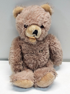 E2) Vitnage Steiff ? Grisly Bär Spielzeug Teddybär Alt Stofftier