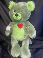 Build A Bear Zombear Zombie Teddy 16  Stuffed Plush Toy BAB RETIRED 2015 Growls