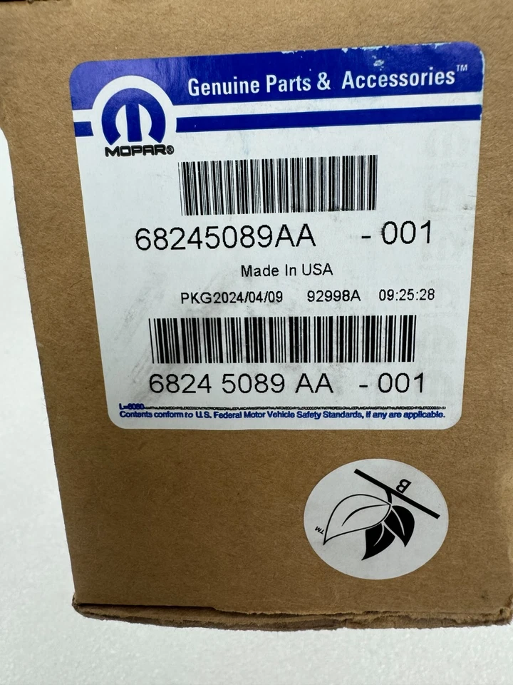 2015 16 17 18 19 20 21 22 23 2024 Dodge Cargador Disco de freno Juego de pastillas 68245089AA Foto 4 de 4