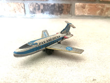 VTG PAN AM PAN AMERICAN BOEING 727 TIN LITHO FRICTION JAPAN ORIGINAL TOY JET