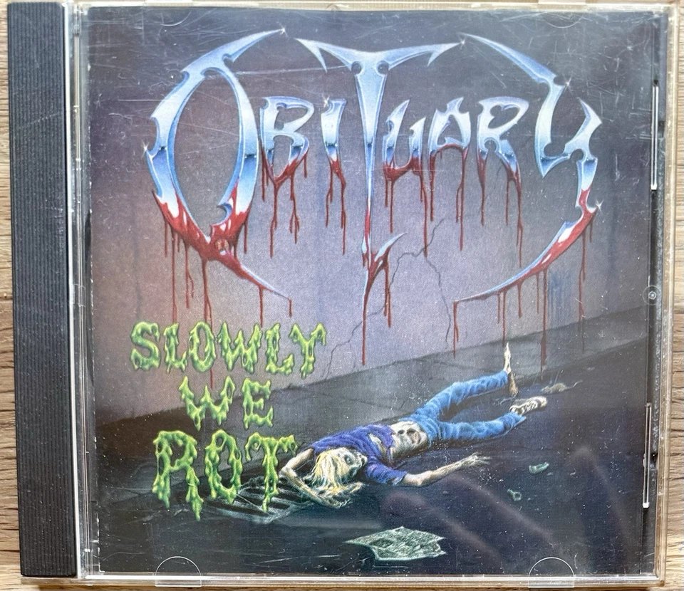 Obituary “Slowly We Rot” Early Press • TOP! • Deicide Cannibal Corpse Entombed