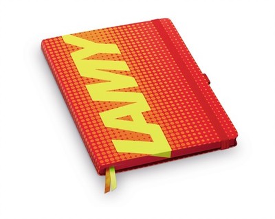 LAMY Paper Softcover A5 Notizbuch glossy Red Elastisches Verschlussband