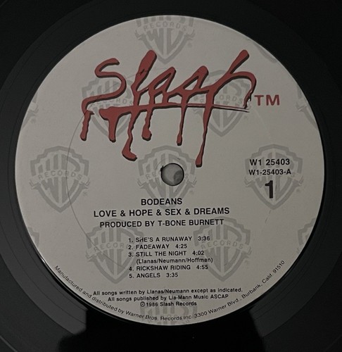 Bo Deans - Love & Hope & Sex & Dreams Vinyl LP - Slash 1986 - Vintage Pop Rock - Picture 5 of 8