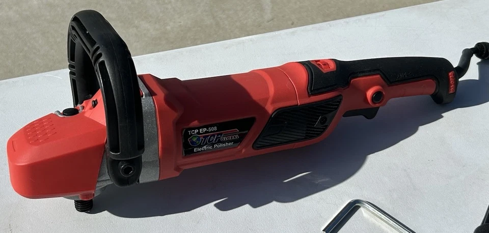 TCP Global EP-508 7” Variable Speed Polisher 12A 1200W Pro Tool New Open - Image 4 of 4
