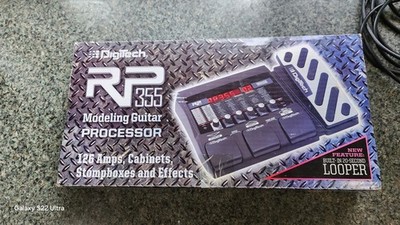 DigiTech RP355 Modeling Guitar Processor Multi Effects Pedal Tested w/ Box Japan