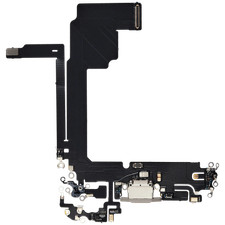 Charging Port Flex Cable For iPhone 15 Pro Max Aftermarket Natural Titanium