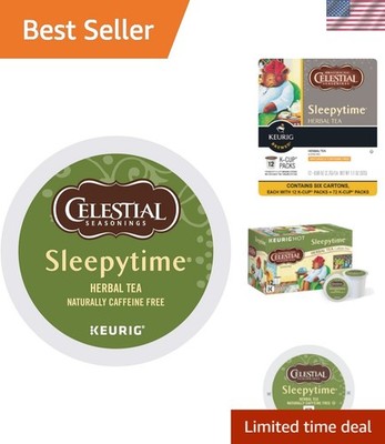 72 Count Sleepytime Herbal Tea Pods - Chamomile & Spearmint for Soothing Nights