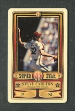 Steve Carlton Phillies 1983 Perma-Graphic MLB Baseball Super Star Credit Card