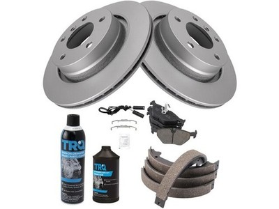 Rear Brake Pad Rotor Shoe Drum Kit fits BMW 323Ci 2000 Convertible 78TRBY