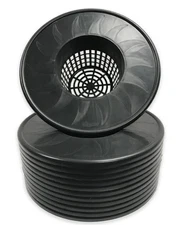 Mesh Pot Bucket Lid - BULK PRICE CASE OF 25 - 6 Inch or 8 Inch - Fits 5 Gallon B