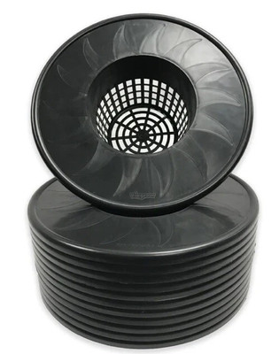 Mesh Pot Bucket Lid - BULK PRICE CASE OF 25 - 6 Inch or 8 Inch - Fits 5 Gallon B