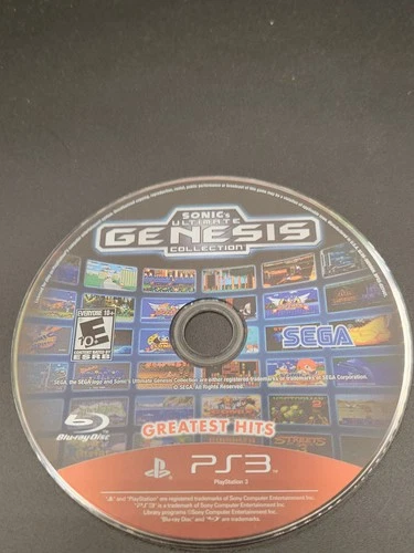 Sonic's Ultimate Genesis Collection - PlayStation 3 - Authentic - Loose Disc