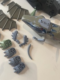 Lego Dinosaurs 6721 Mosasaurus Incomplete 2001 Plus Black Dino Toy Extra Parts!